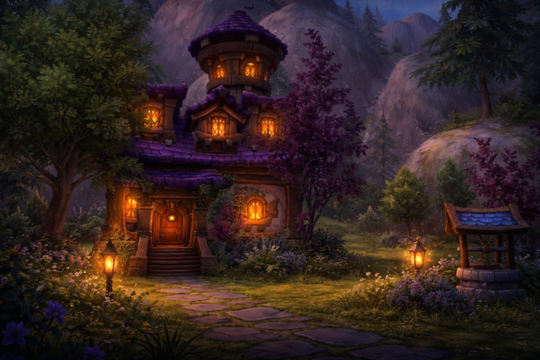 Next to the Waterfall